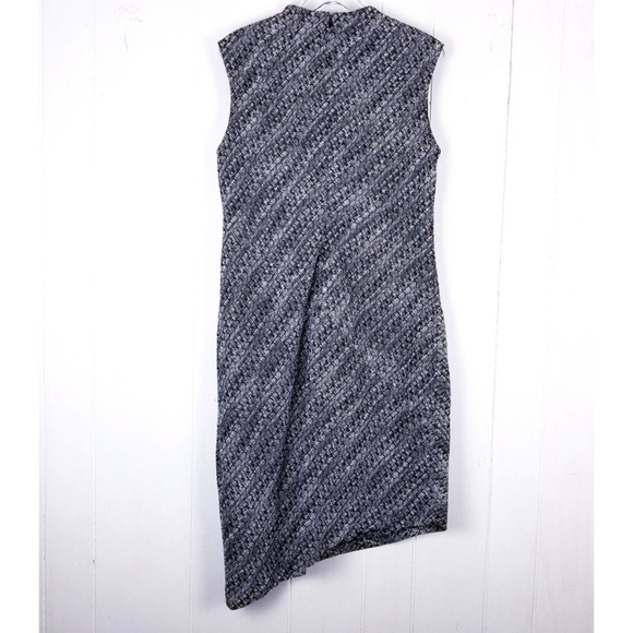 Banana Republic Tweed Mock Neck Sheath Dress Sz 0P - Picture 8 of 8